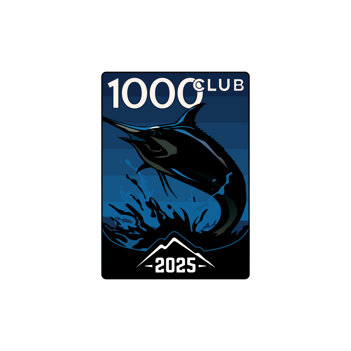 1000 CLUB Pin -(1 pk) - 2025