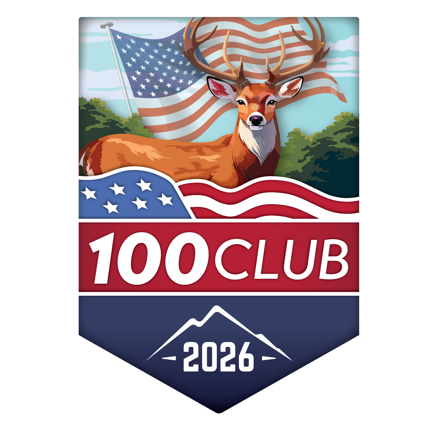 100 CLUB Pin - (10 pk) - 2026