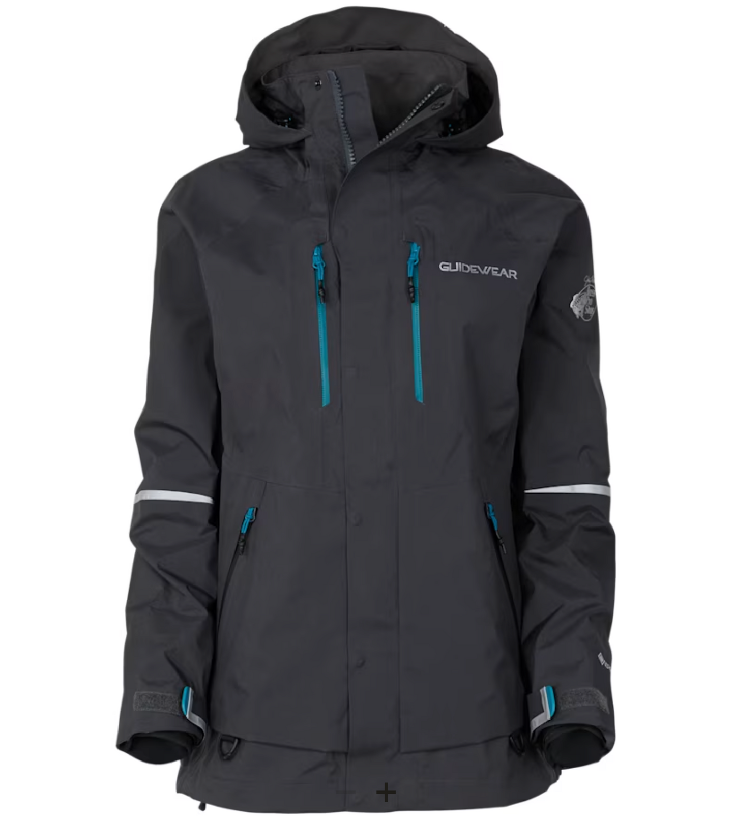750 CLUB - Women's Guidewear Johnny Morris Elite Waterproof Jacket - Black/Grey - 2026