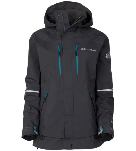 750 CLUB - Women's Guidewear Johnny Morris Elite Waterproof Jacket - Black/Grey - 2026